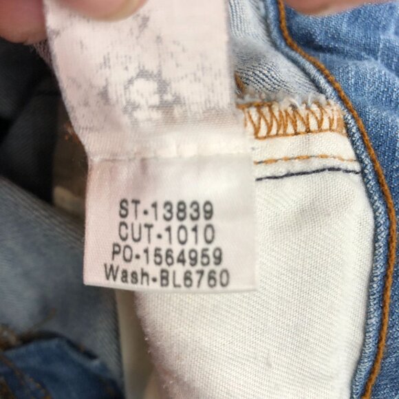 J. Crew Womens Jeans Size 4 City Fit Flare Frayed Hem Blue Denim Casual Y2K - Picture 13 of 16